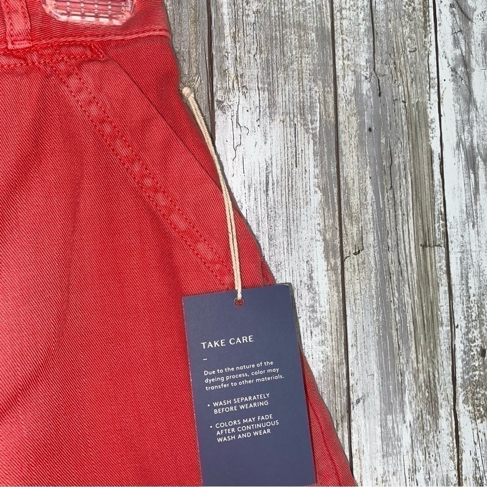 Universal Thread Red High Rise Utility Shorts - Picture 3 of 6